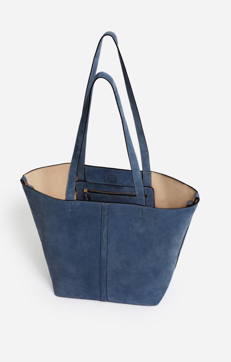 Vanessa Bruno Petit Cabas Daily En Cuir Velours