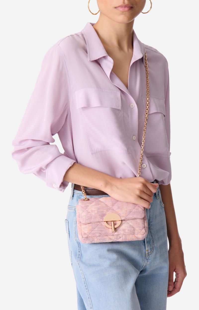 Vanessa Bruno Petit Sac Moon En Coton Et Jute