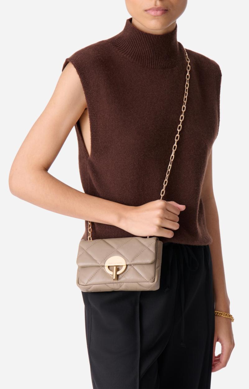 Vanessa Bruno Petit Sac Moon En Cuir Mat