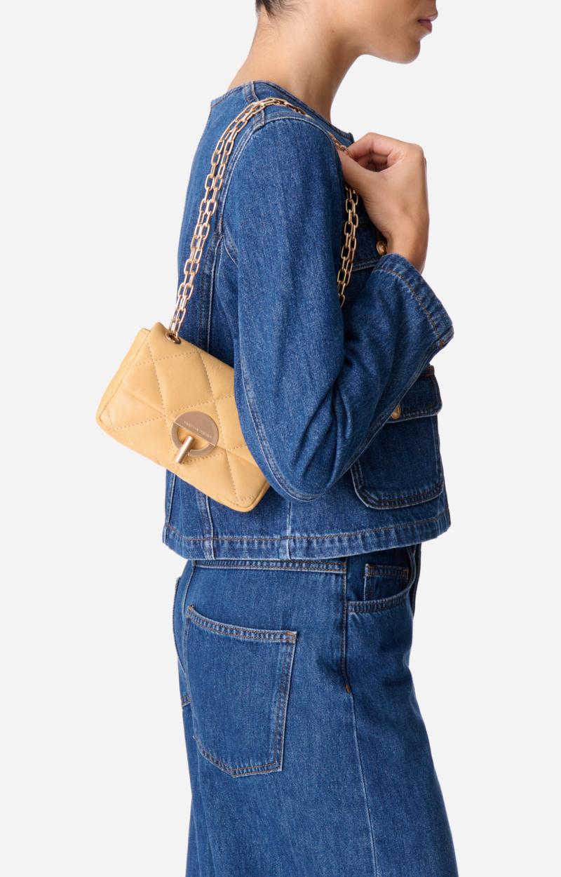 Vanessa Bruno Petit Sac Moon En Cuir Mat