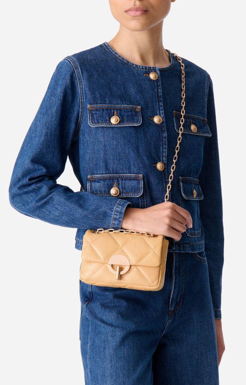 Vanessa Bruno Petit Sac Moon En Cuir Mat