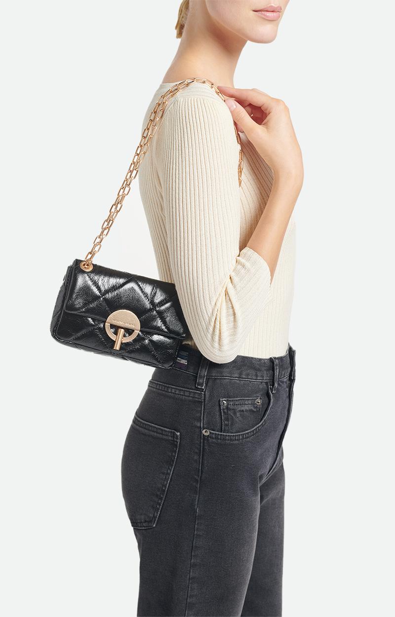 Vanessa Bruno Petit Sac Moon En Cuir
