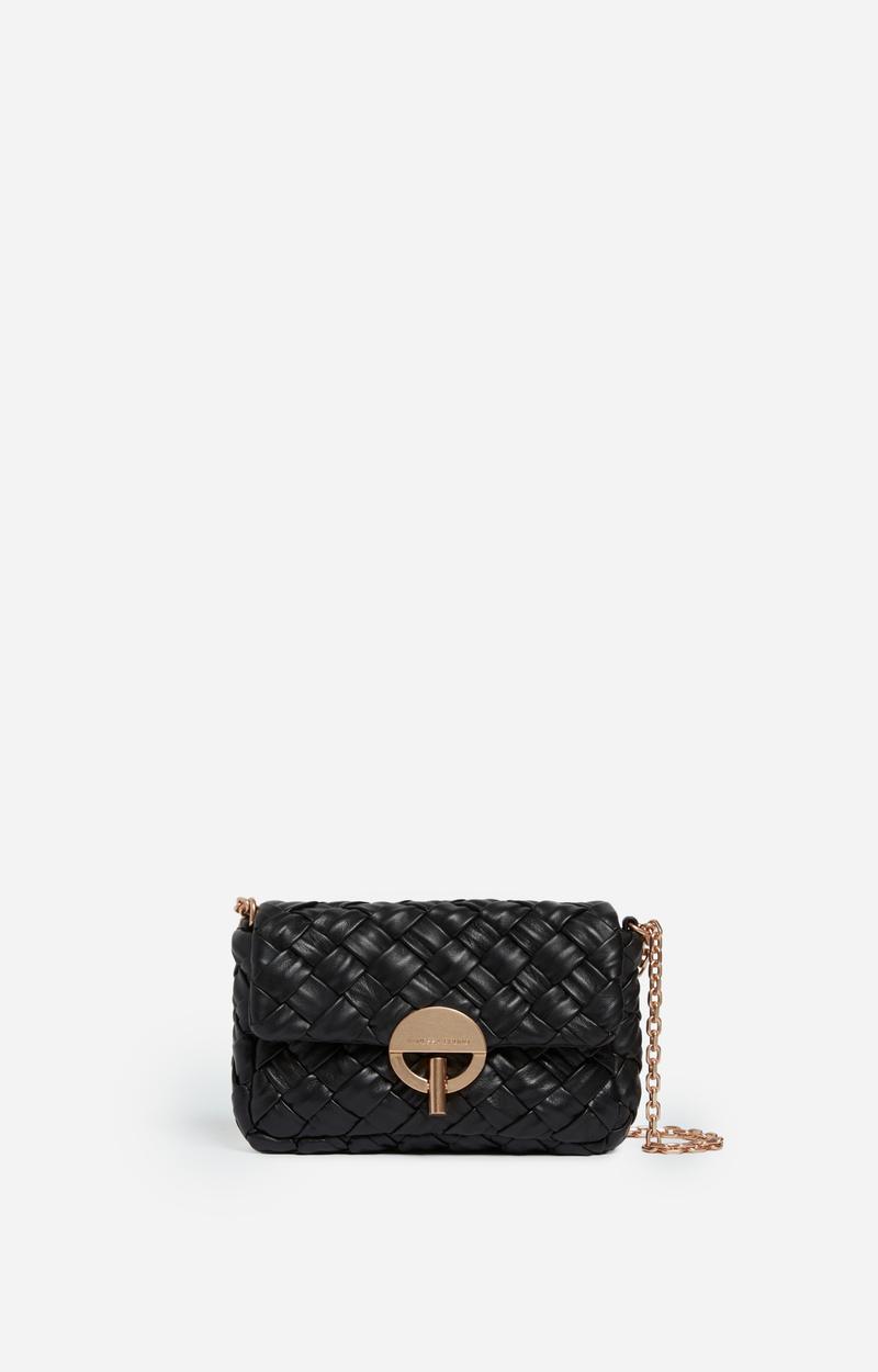 vanessa bruno Petit Sac Moon En Cuir Tressé