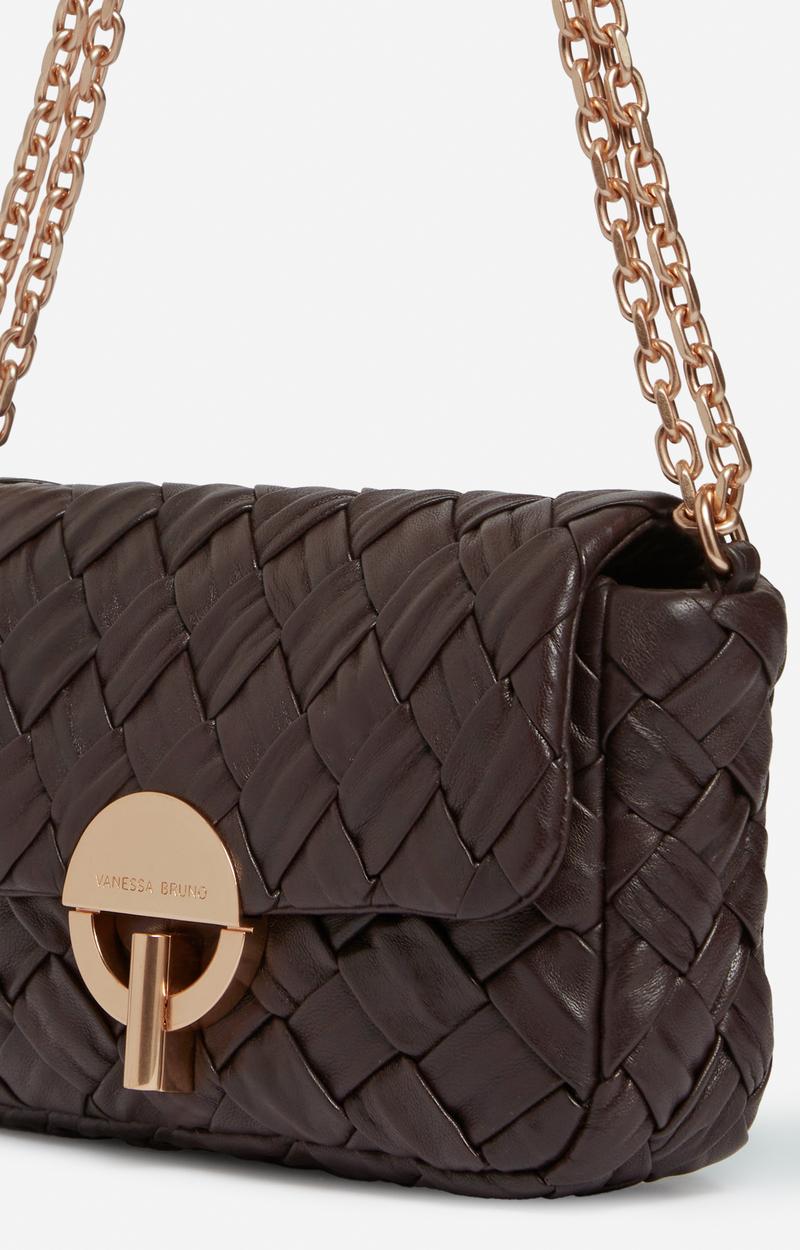 Vanessa Bruno Petit Sac Moon En Cuir Tressé