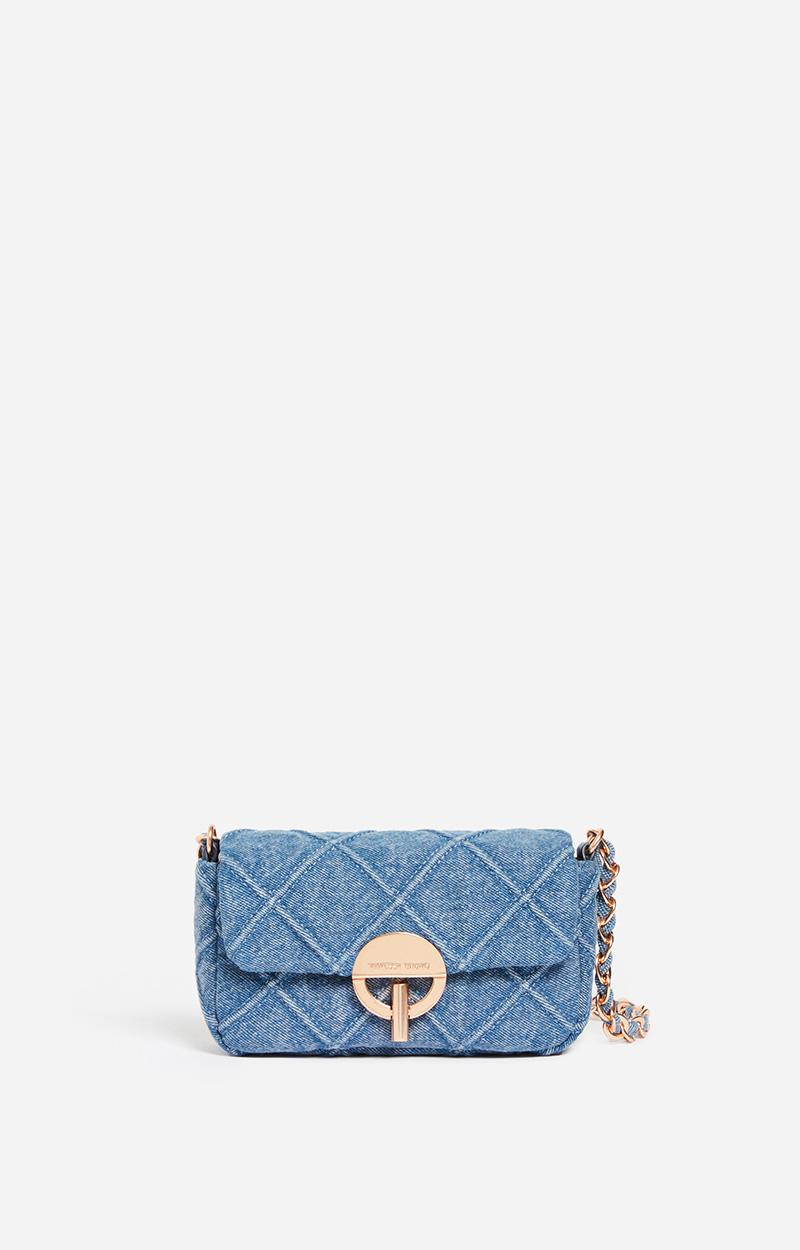 vanessa bruno Petit Sac Moon En Denim