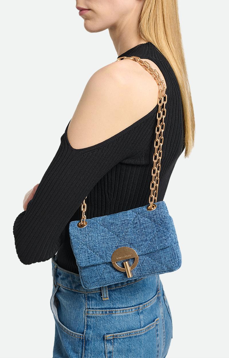 Vanessa Bruno Petit Sac Moon En Lin