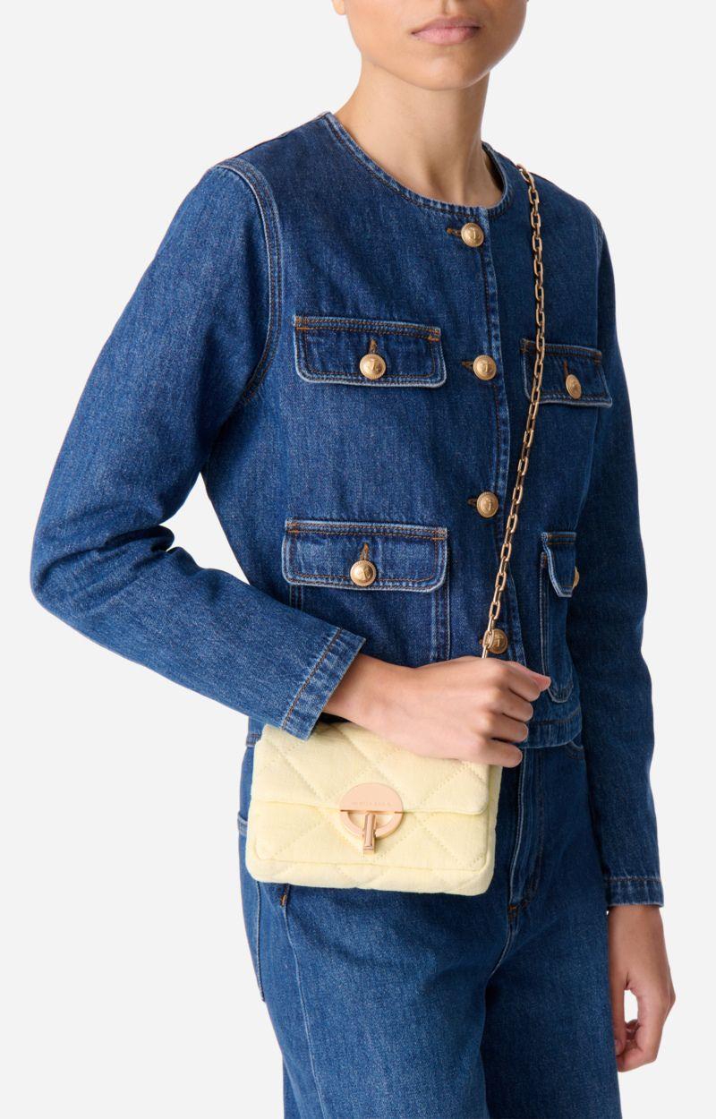 Vanessa Bruno Petit Sac Moon En Lin