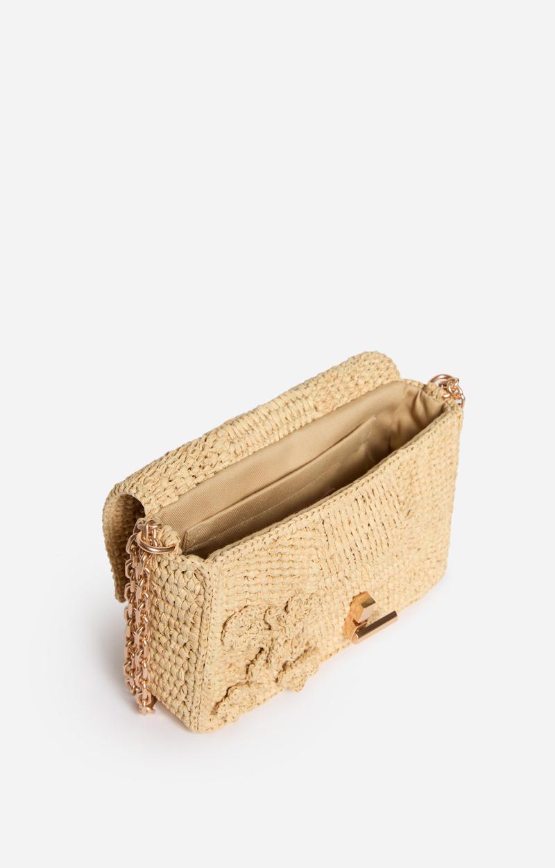 Vanessa Bruno Petit Sac Moon En Raphia