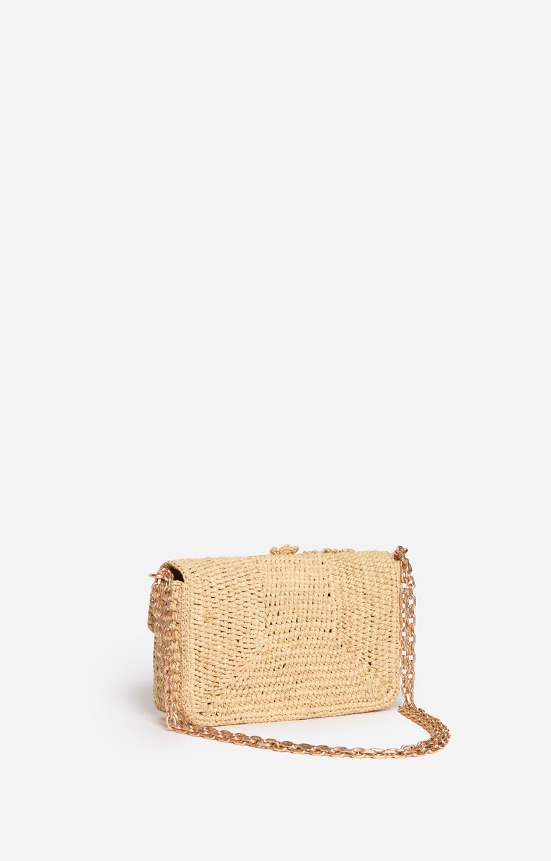 Vanessa Bruno Petit Sac Moon En Raphia