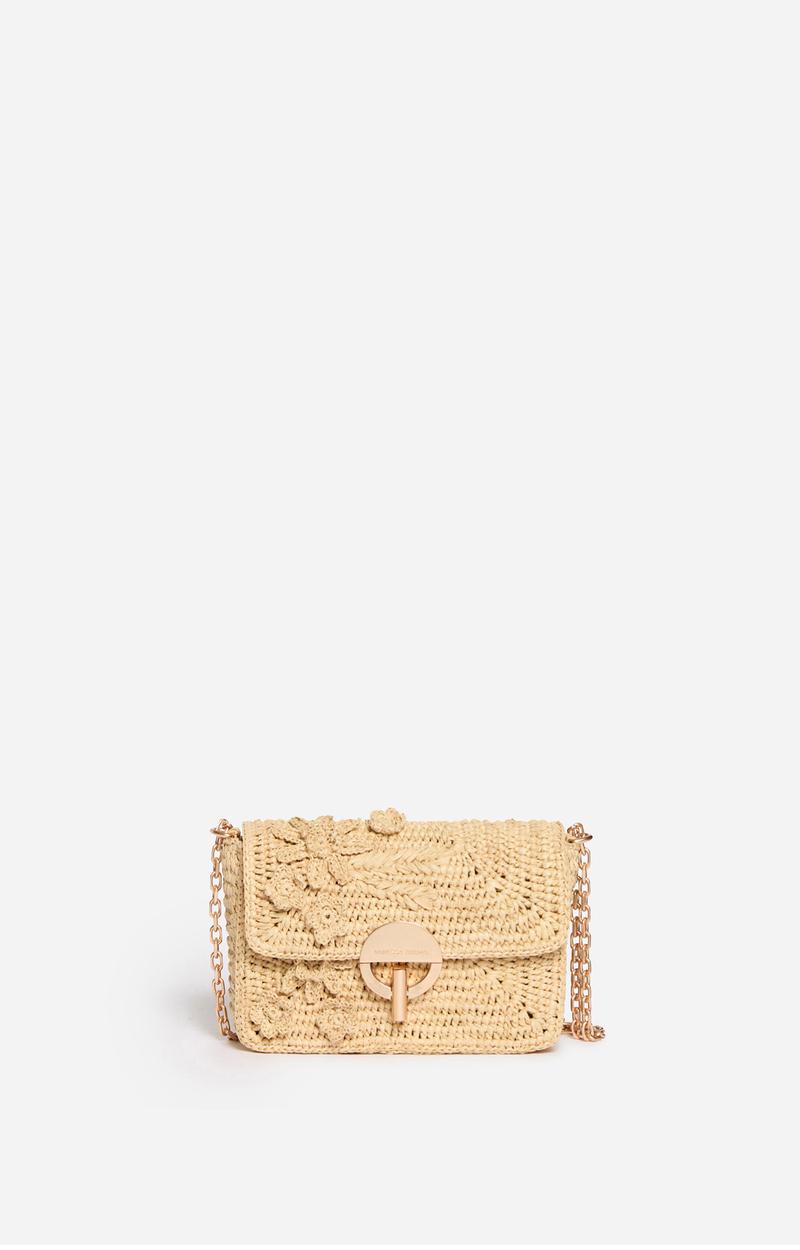 vanessa bruno Petit Sac Moon En Raphia