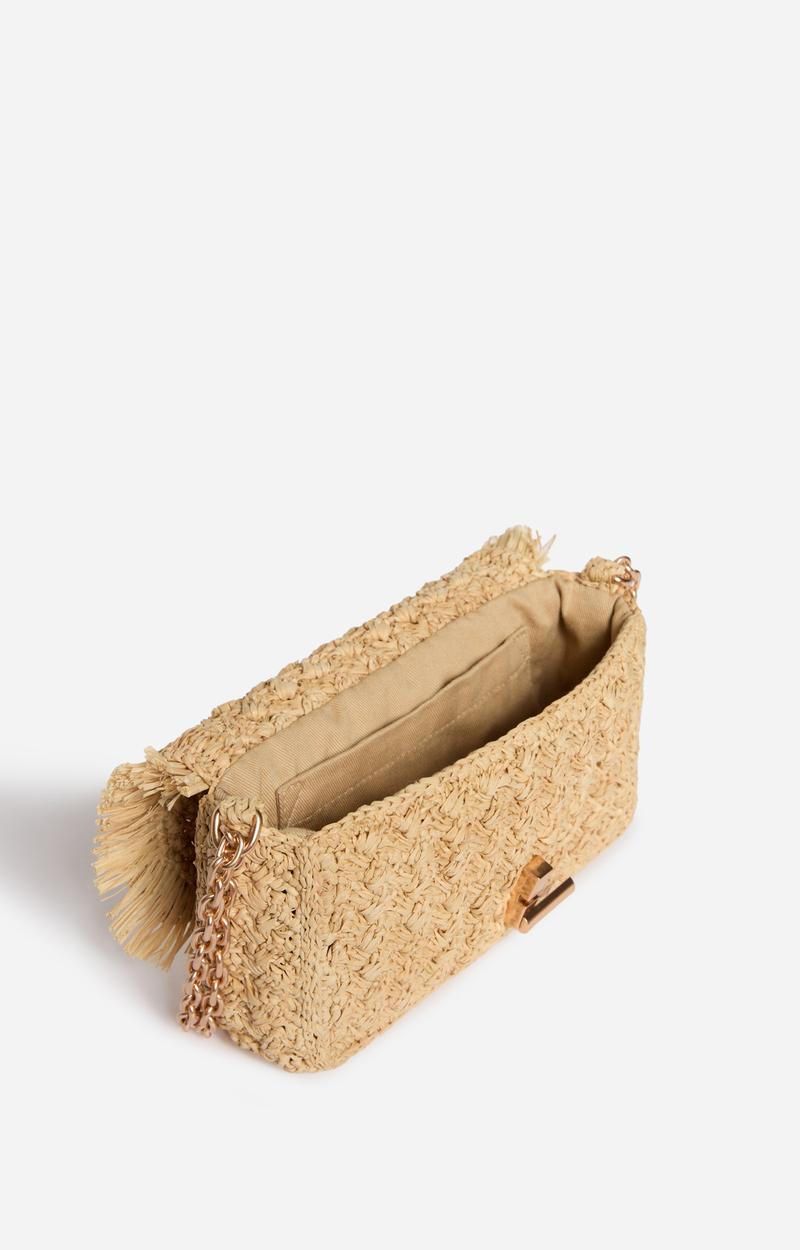 Vanessa Bruno Petit Sac Moon En Raphia
