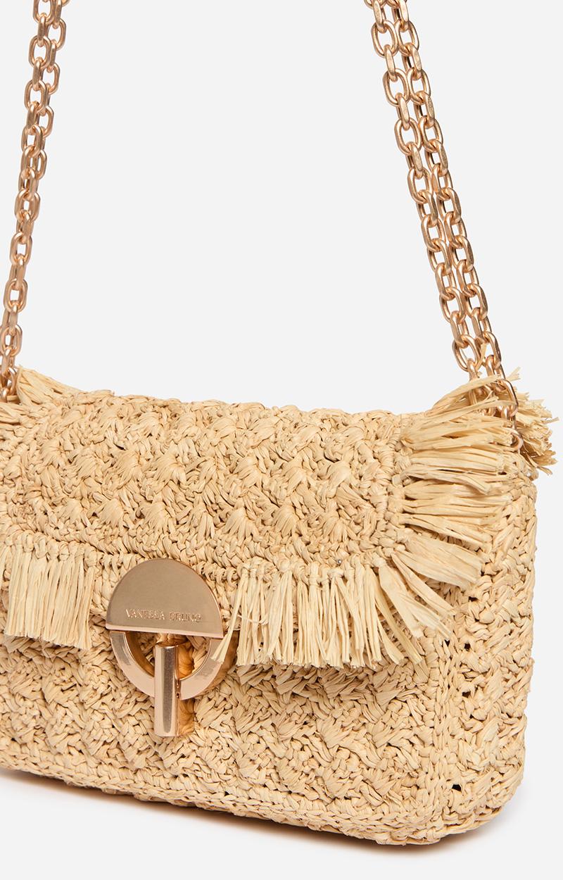 Vanessa Bruno Petit Sac Moon En Raphia