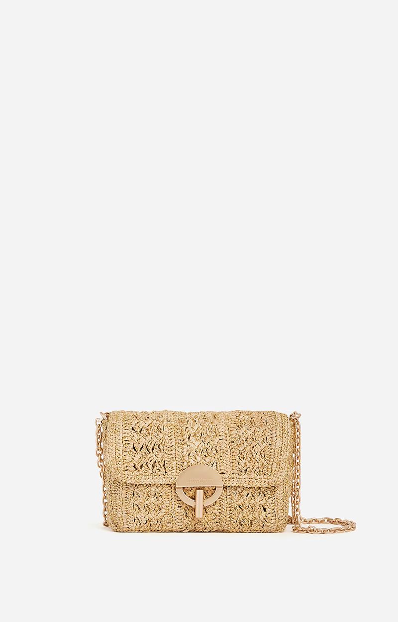 vanessa bruno Petit Sac Moon En Raphia et Lurex