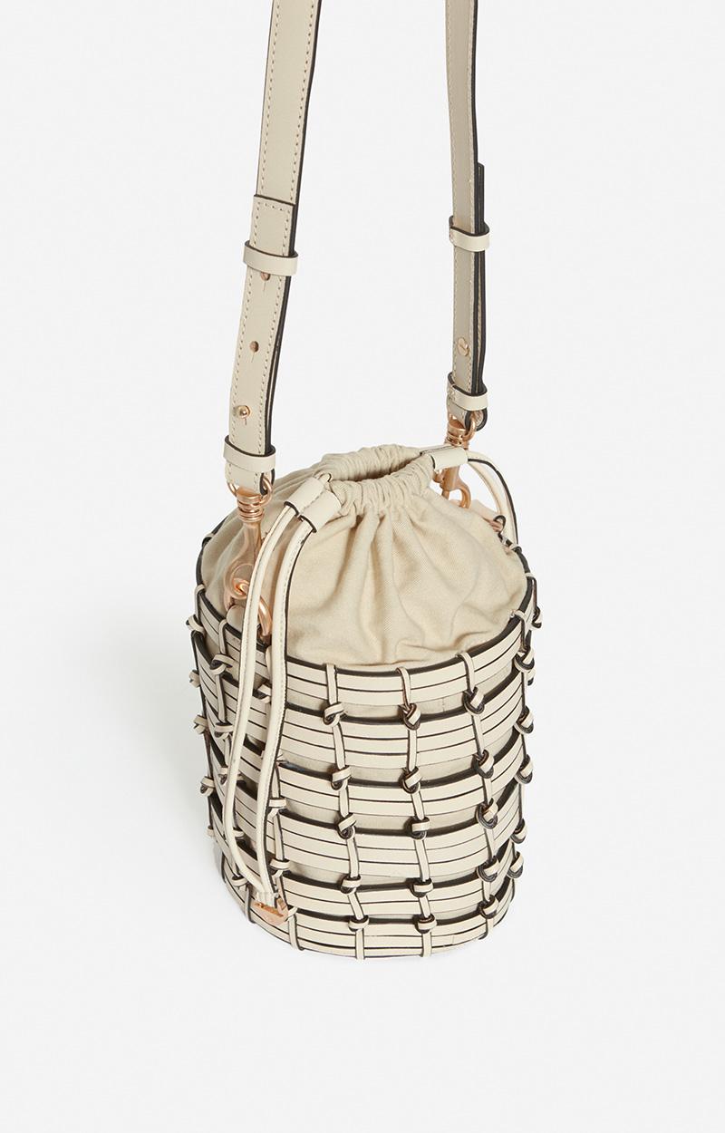 Vanessa Bruno Petit Sac Seau En Cuir Tressé