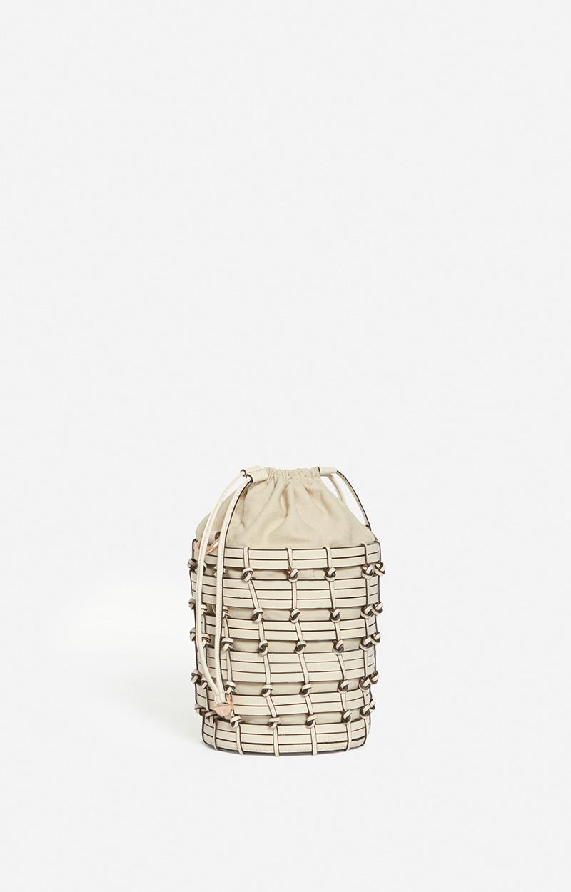 Vanessa Bruno Petit Sac Seau En Cuir Tressé