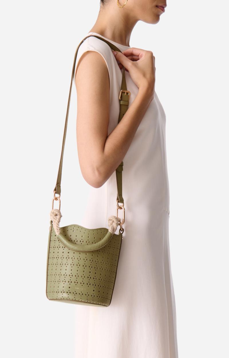 Vanessa Bruno Petit Sac Seau Holly En Cuir