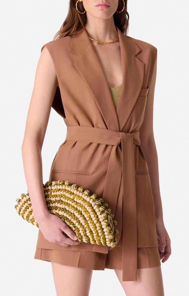 Vanessa Bruno Pochette En Raphia