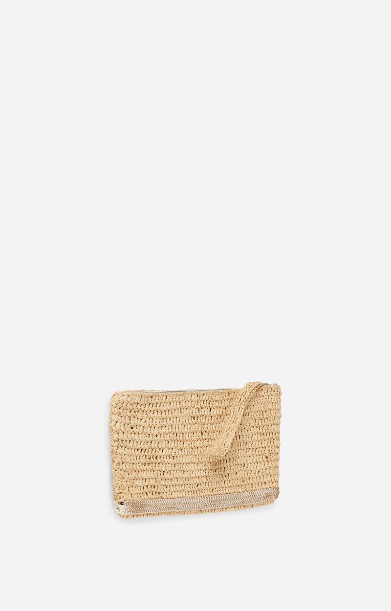 Vanessa Bruno Pochette Platte Raphia