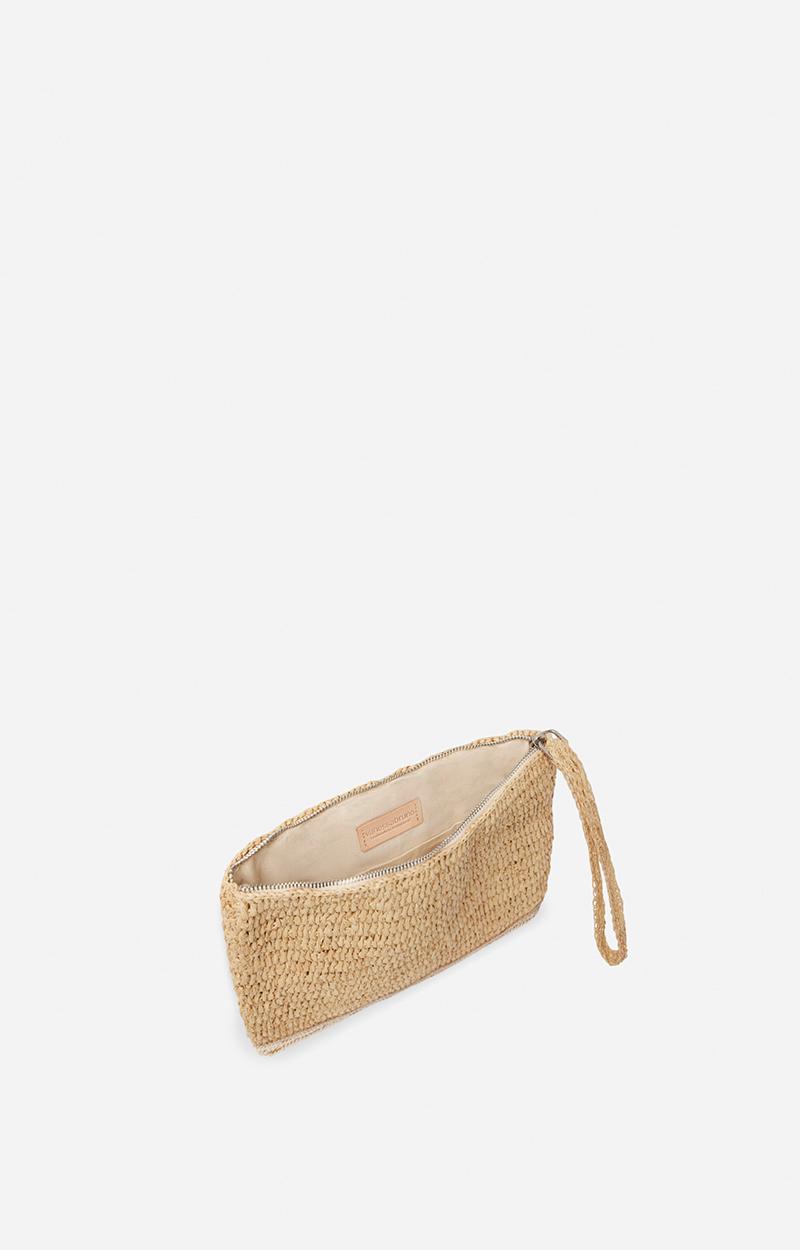 Vanessa Bruno Pochette Platte Raphia