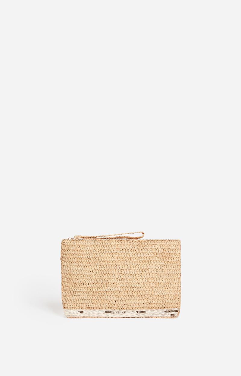 vanessa bruno Pochette Platte Raphia