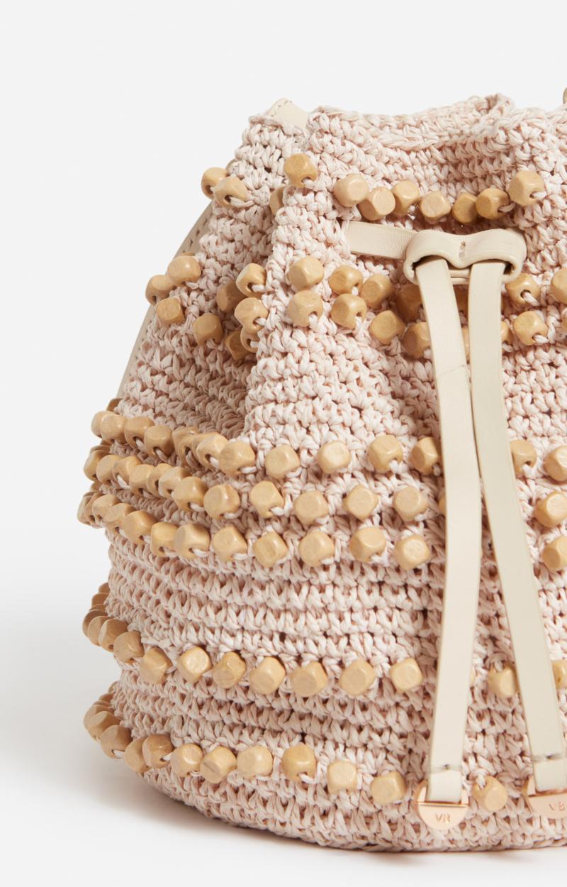 Vanessa Bruno Sac Bourse Avec Perles En Bois