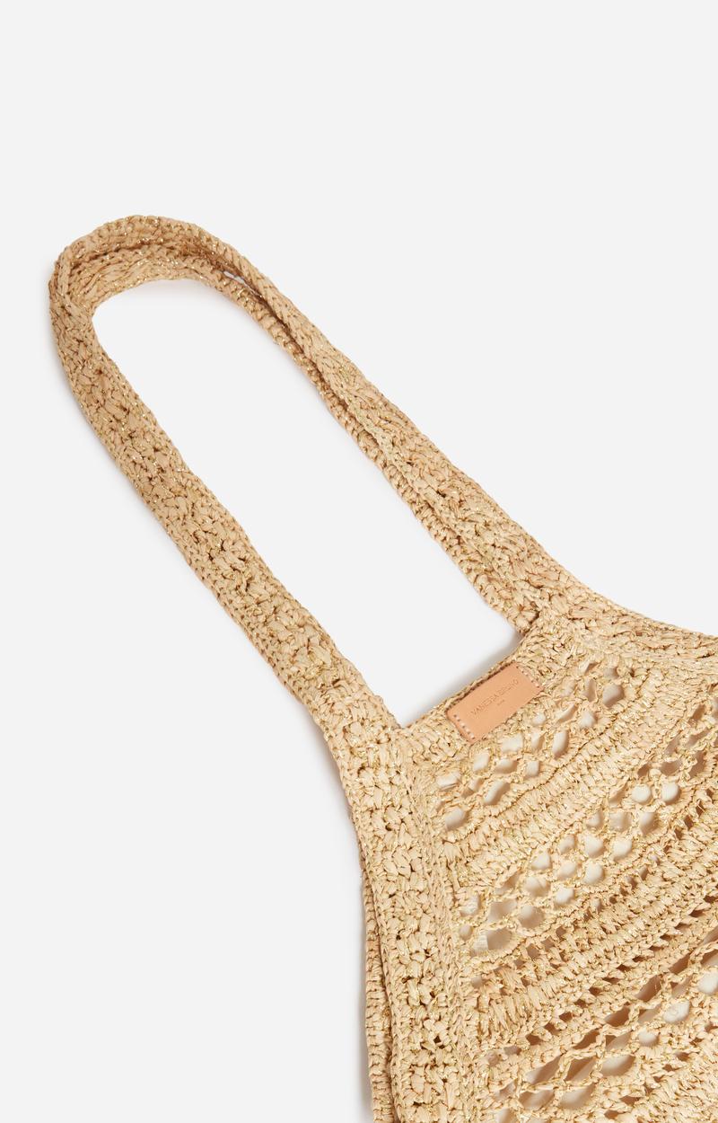 Vanessa Bruno Sac Filet En Raphia Et Lurex