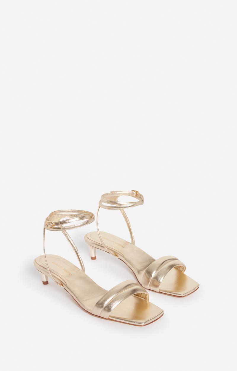 Vanessa Bruno Sandales À Talon Or
