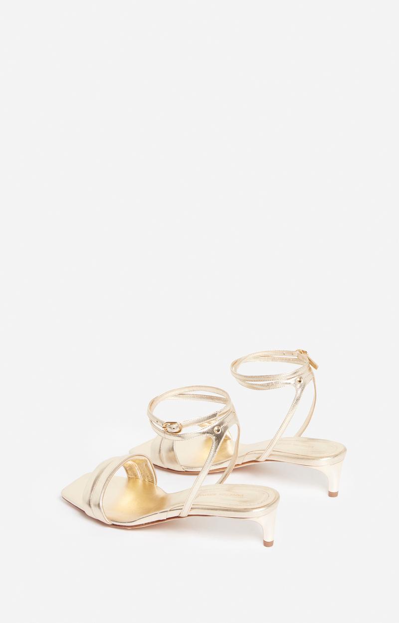Vanessa Bruno Sandales À Talon Or