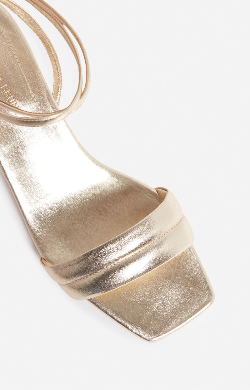 Vanessa Bruno Sandales À Talon Or