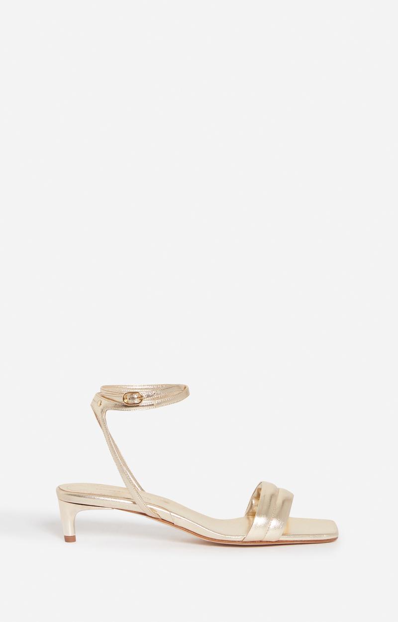 vanessa bruno Sandales À Talon Or