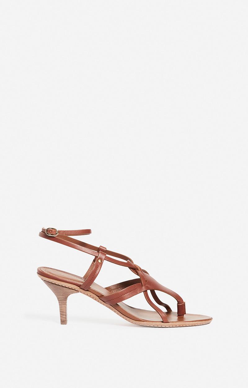 vanessa bruno Sandales en Cuir à Tannage Végétal