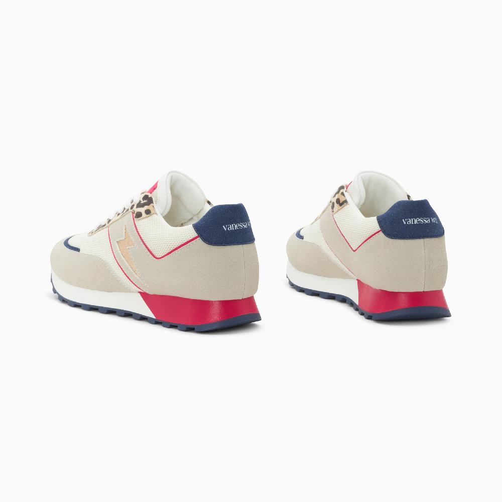 Vanessa Wu Baskets éclair Nicole Multicolores à Semelle Running