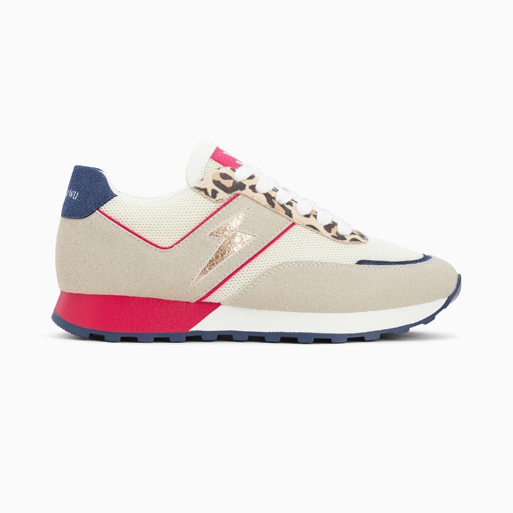 vanessa wu Baskets éclair Nicole multicolores à semelle running