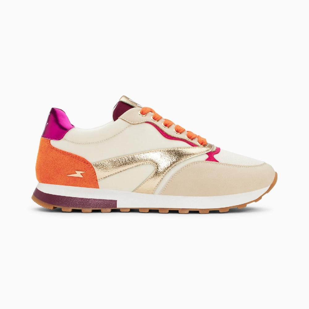 vanessa wu Baskets Jade or et orange à semelle running