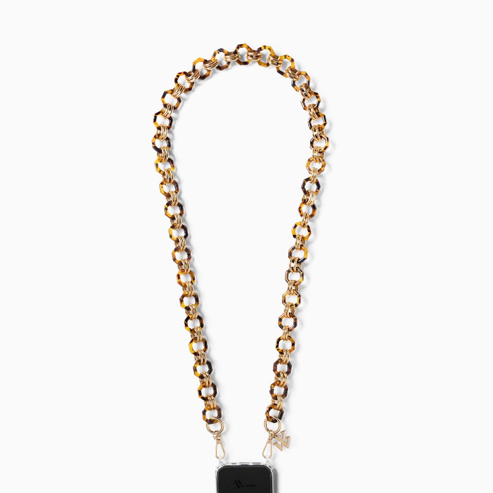 vanessa wu Chaîne de téléphone Gina écaille de tortue