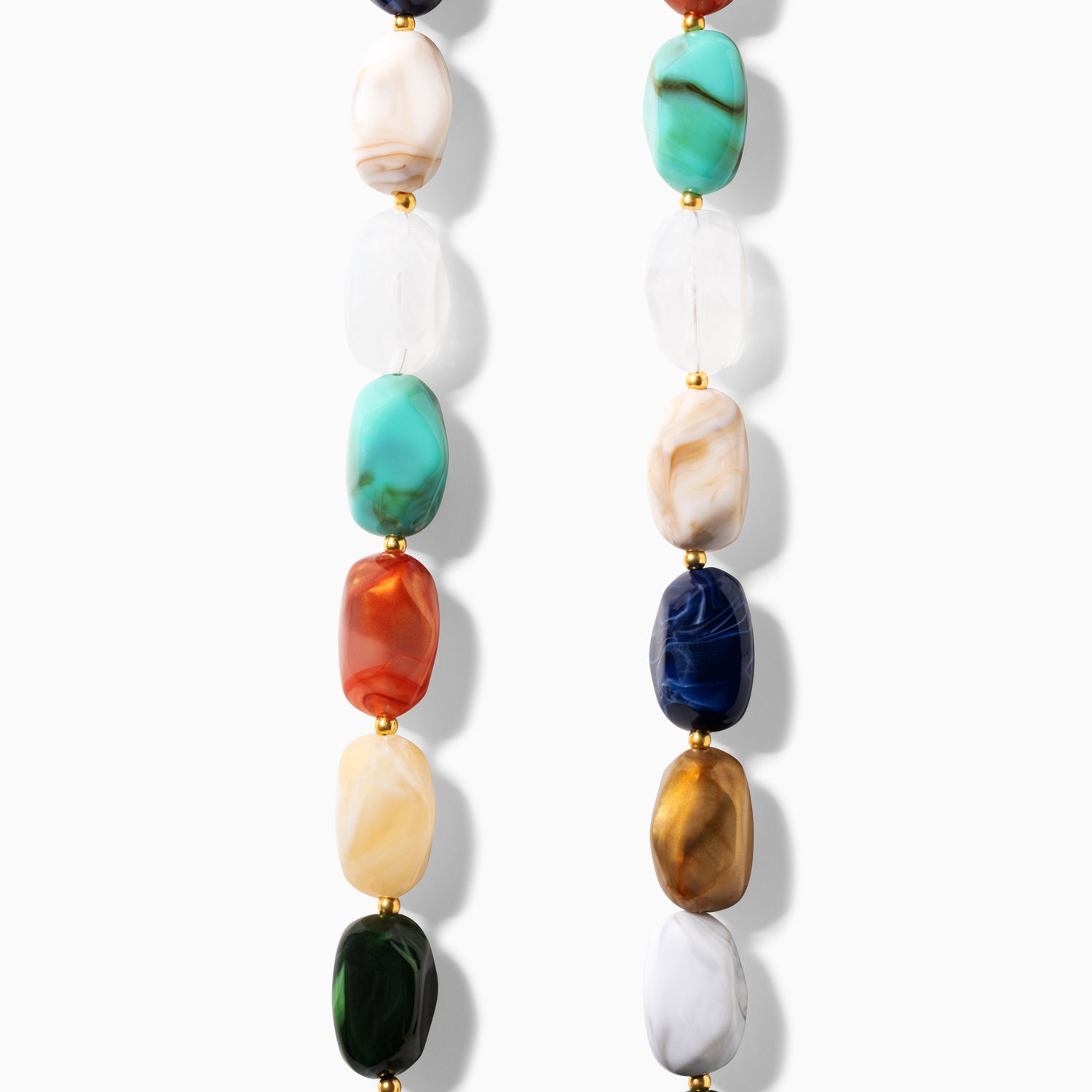 Vanessa Wu Chaîne De Téléphone Livia En Pierres Multicolores