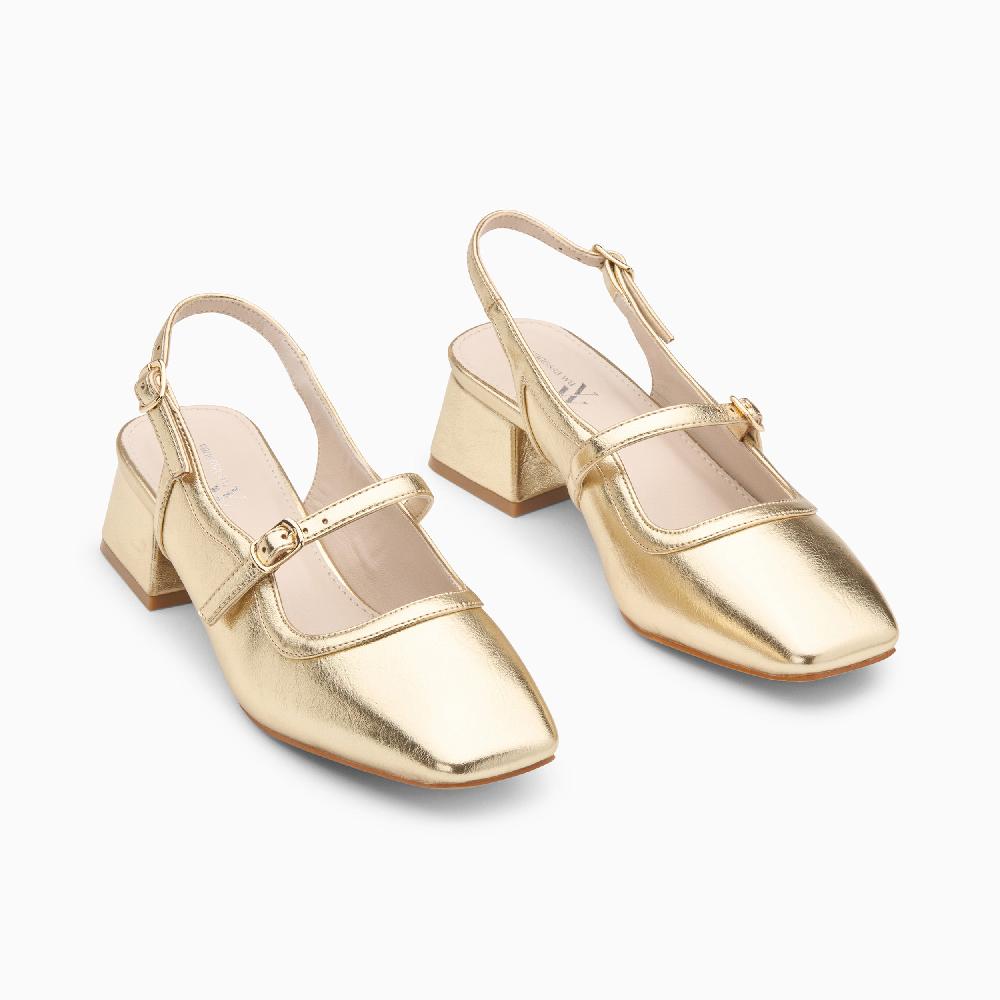 Vanessa Wu Babies Slingback Kate Or à Talon
