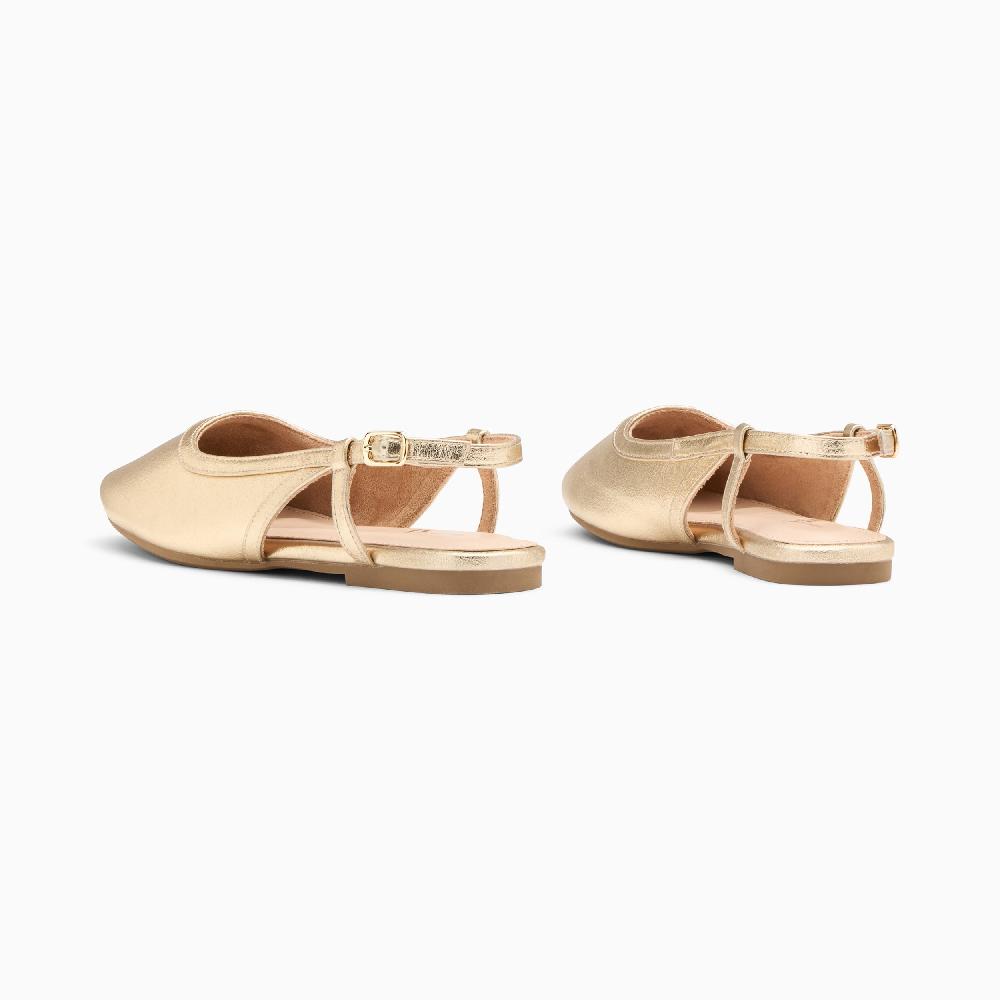 Vanessa Wu Ballerines Slingback Tina Or à Bride