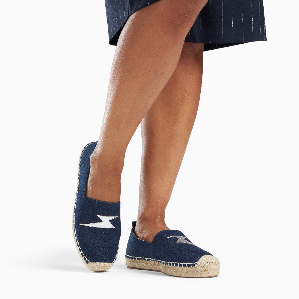Vanessa Wu Espadrilles Erika Denim