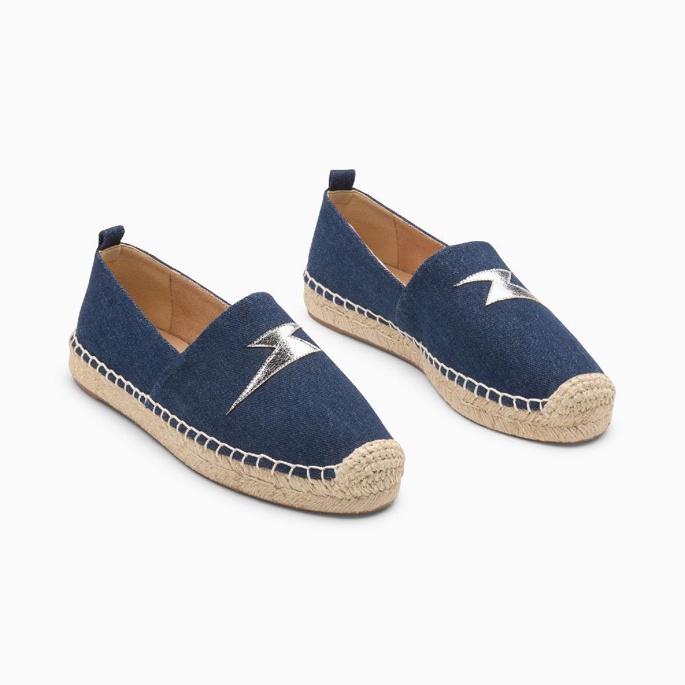 Vanessa Wu Espadrilles Erika Denim