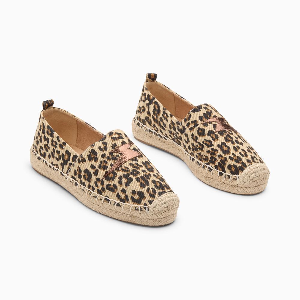 Vanessa Wu Espadrilles Erika Léopard