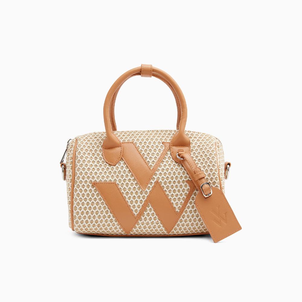 vanessa wu Mini sac bowling Daniella camel