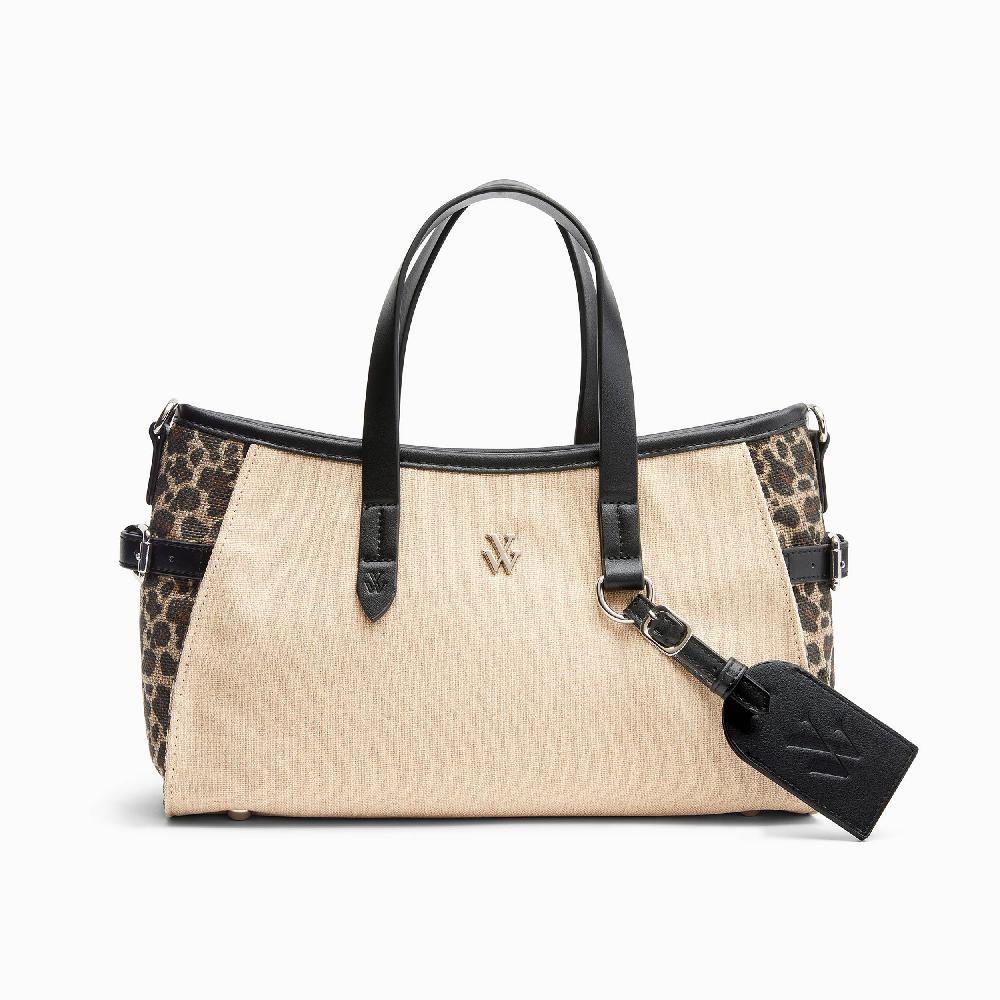 vanessa wu Sac à main Bethany beige et noir