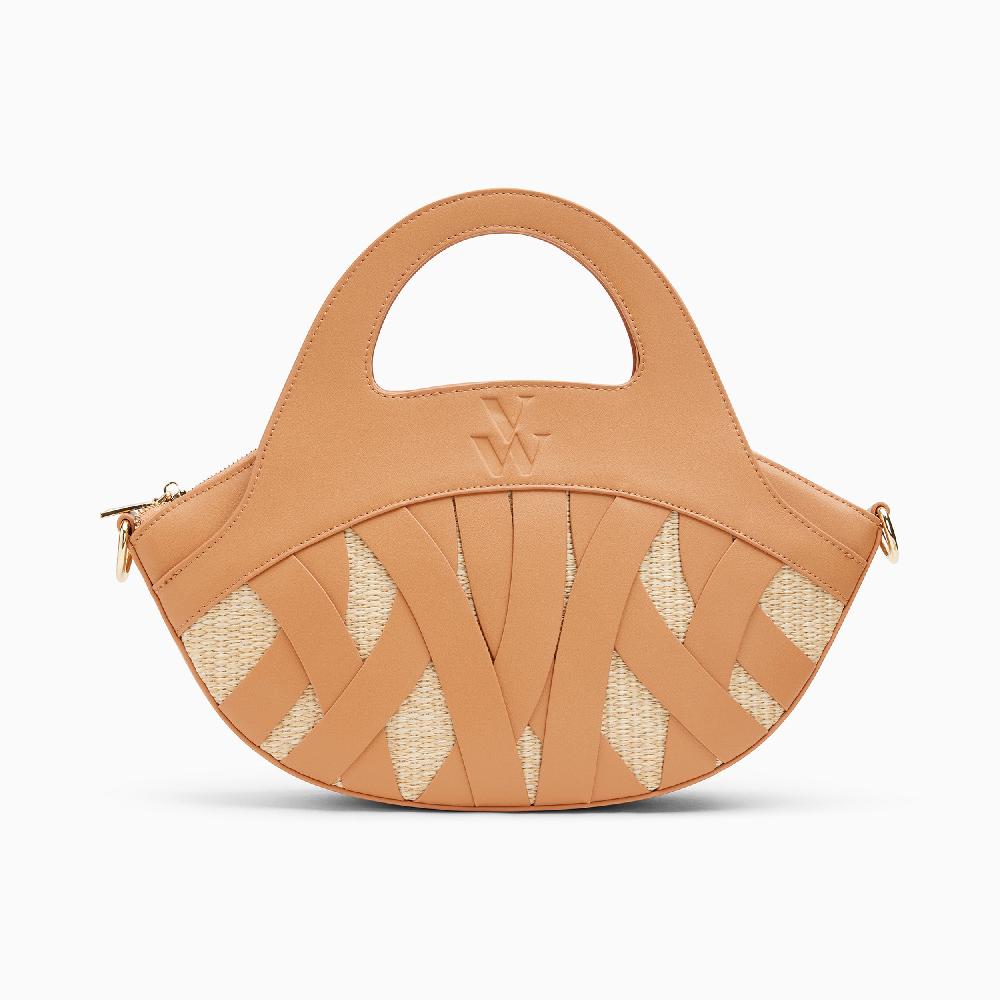 vanessa wu Sac à main Emily camel