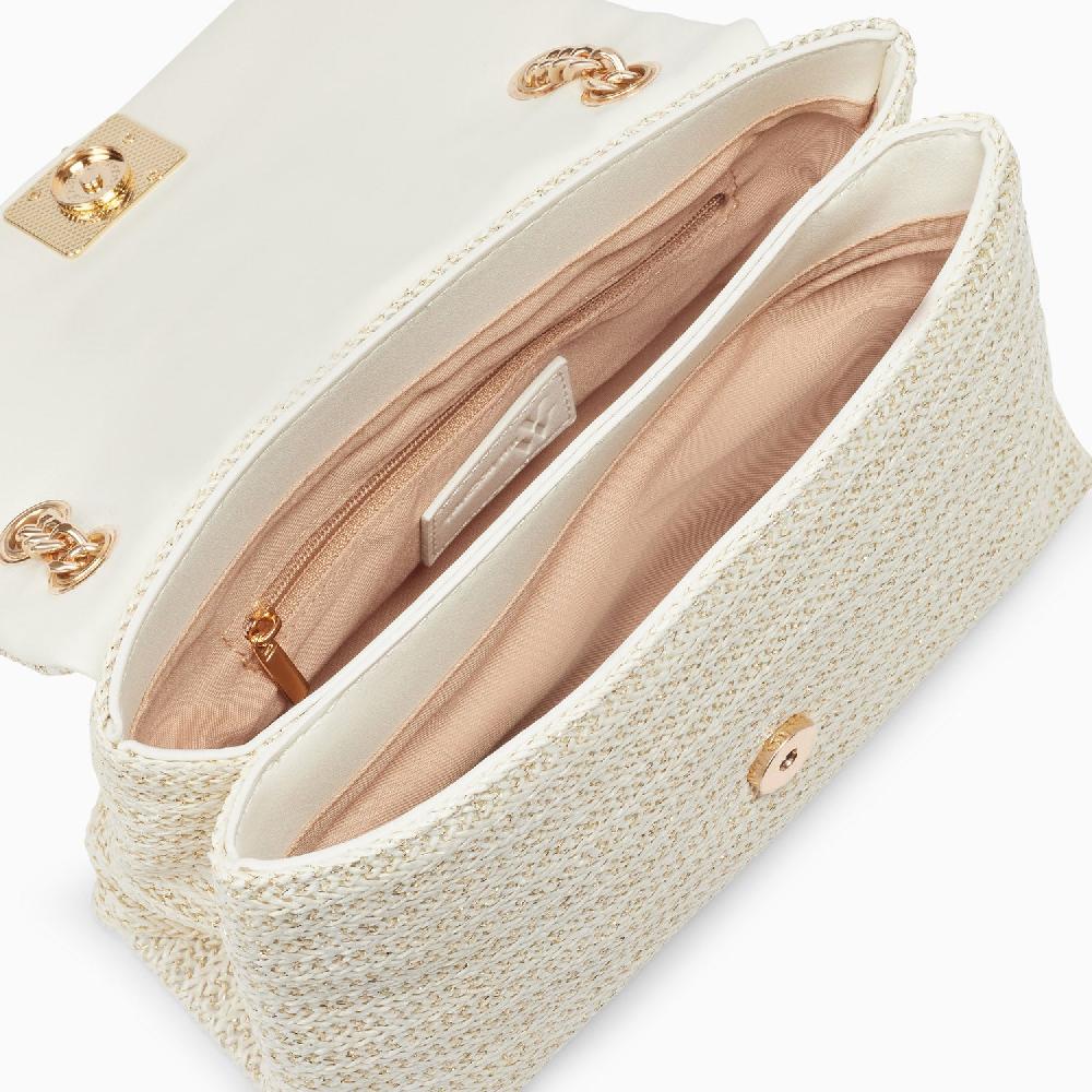 Vanessa Wu Sac à Main Naomi Ivoire à Chaîne