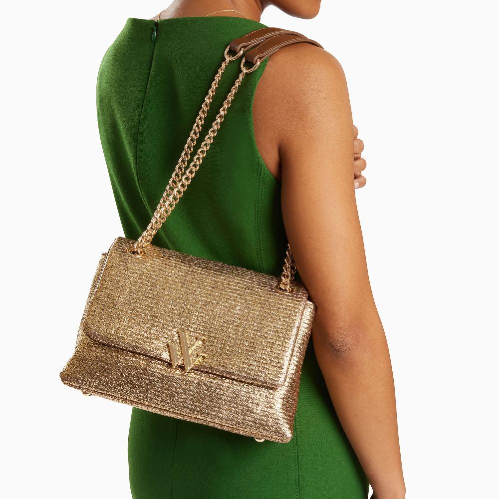 Vanessa Wu Sac à Main Naomi Or à Chaîne