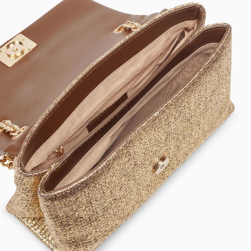 Vanessa Wu Sac à Main Naomi Or à Chaîne