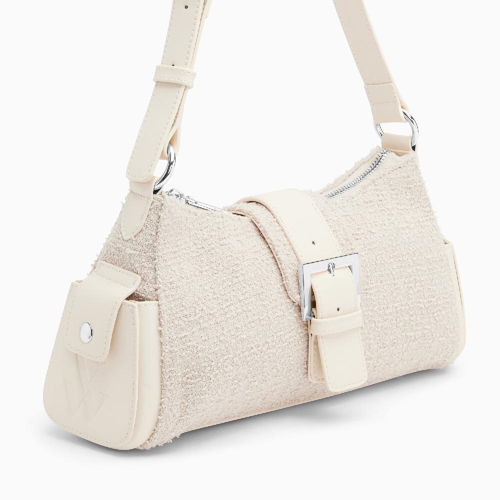Vanessa Wu Sac Baguette Ruby Beige