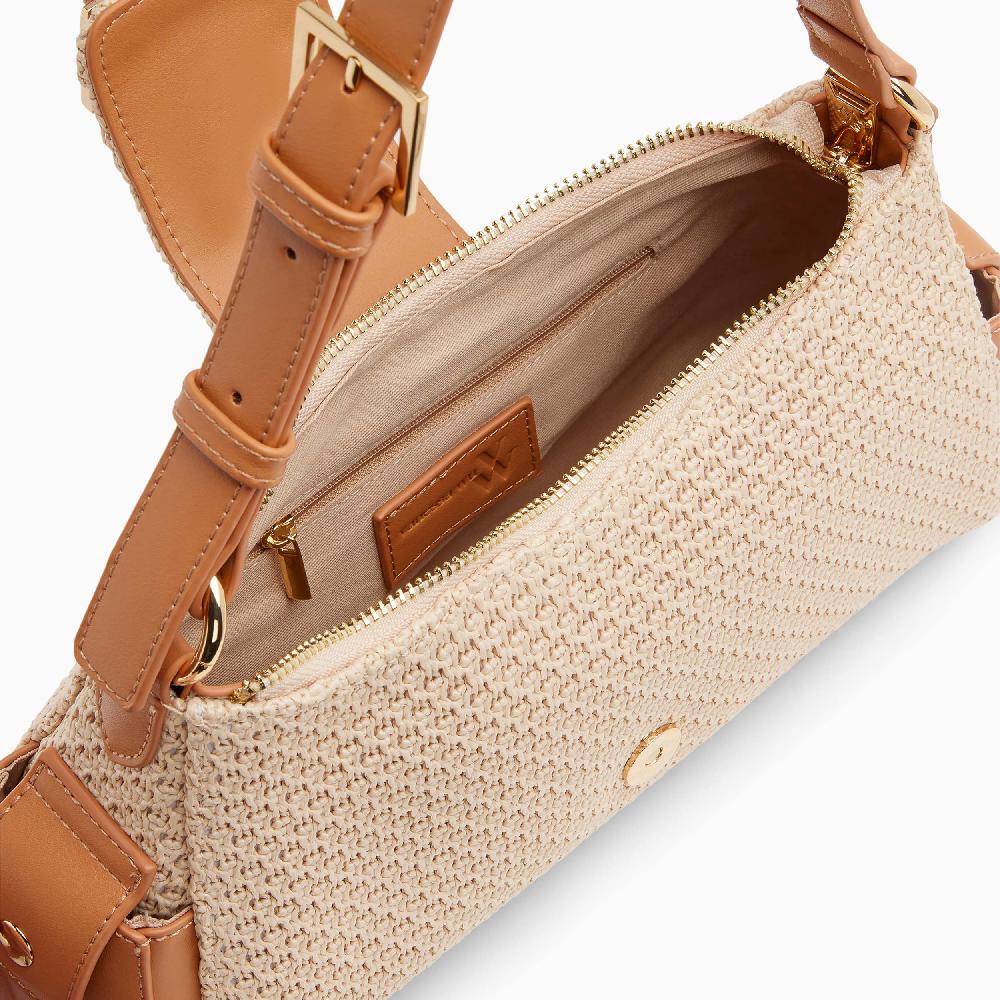 Vanessa Wu Sac Baguette Ruby Camel