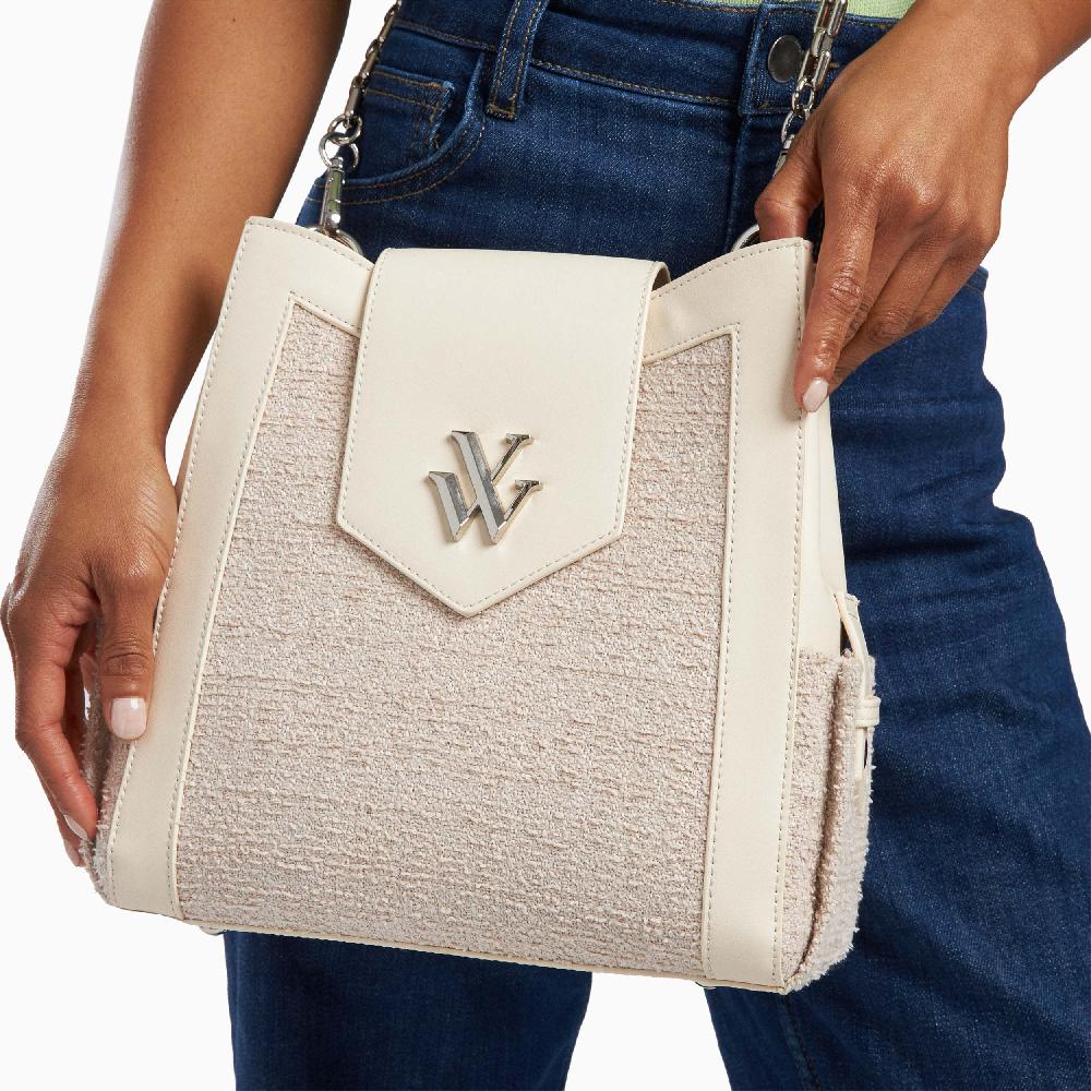 Vanessa Wu Sac Bourse Harper Beige